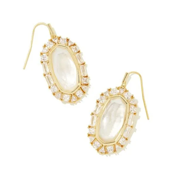 Kendra Scott Ivory Mother of Pearl Earrings Meigs Jewelry Tahlequah, OK