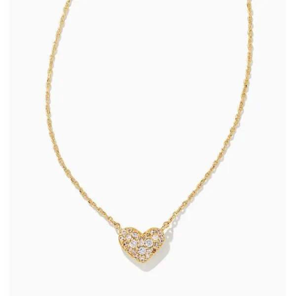 Kendra Scott Ari Pave Heart Necklace Meigs Jewelry Tahlequah, OK
