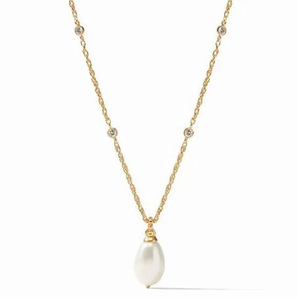 Julie Vos Marbella Pearl Solitaire Necklace Meigs Jewelry Tahlequah, OK