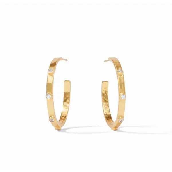 Julie Vos CZ Hoop Earrings Meigs Jewelry Tahlequah, OK