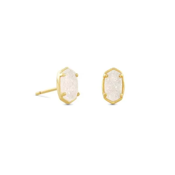 Kendra Scott Emilie Iridescent Drusy Stud Earrings Meigs Jewelry Tahlequah, OK