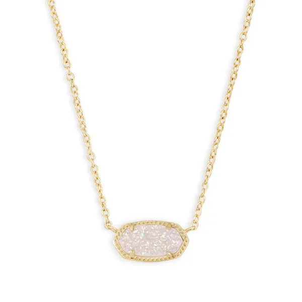 Kendra Scott Elisa Iridescent Drusy Necklace Meigs Jewelry Tahlequah, OK