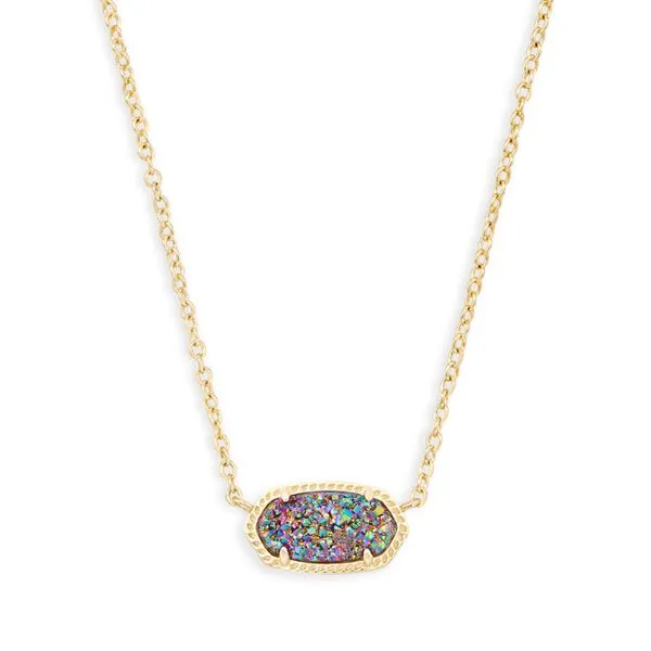 Kendra Scott Elisa Multi Drusy Elisa Necklace Meigs Jewelry Tahlequah, OK