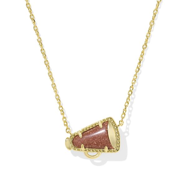 YGP ORANGE GOLDSTONE CHEER NECKLACE Meigs Jewelry Tahlequah, OK