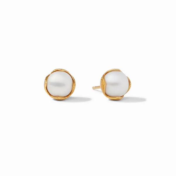 Julie Vos Penelop Demi Pearl Studs Meigs Jewelry Tahlequah, OK