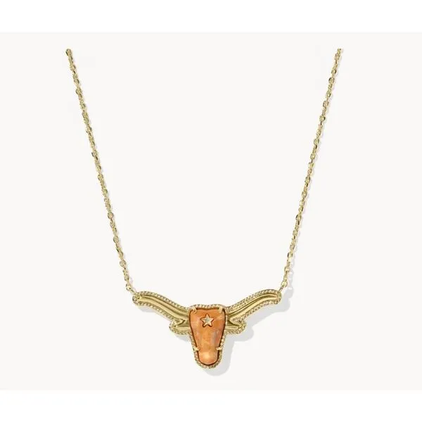 Longhorn Pendant Necklace Meigs Jewelry Tahlequah, OK