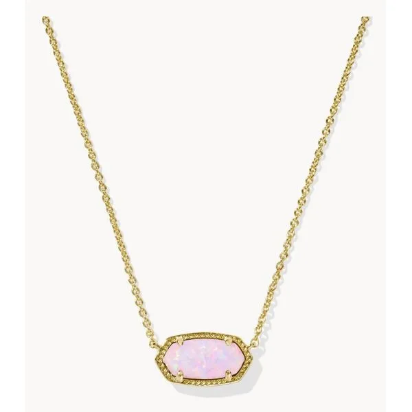 Elisa Blush Pink Opal Necklace Meigs Jewelry Tahlequah, OK