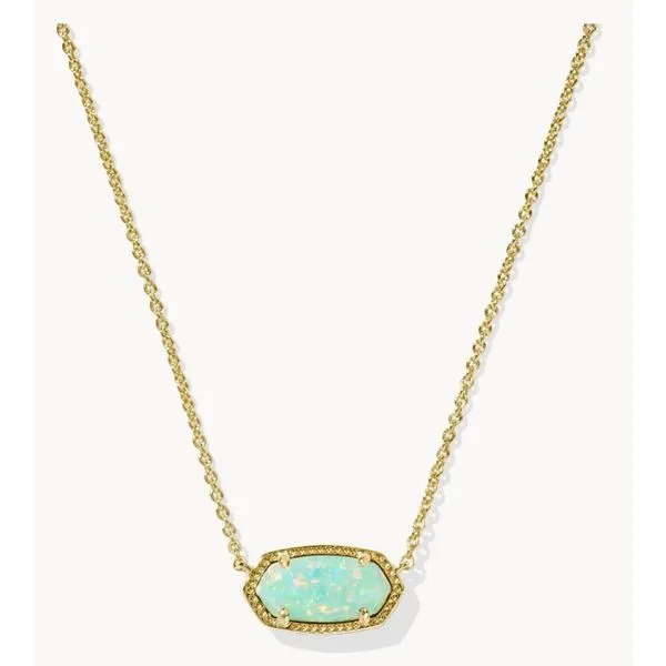 Elisa Green Kyocera Opal Necklace Meigs Jewelry Tahlequah, OK