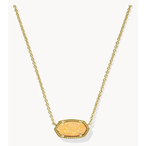 Elisa Citrus Kyocera Opal Necklace Meigs Jewelry Tahlequah, OK