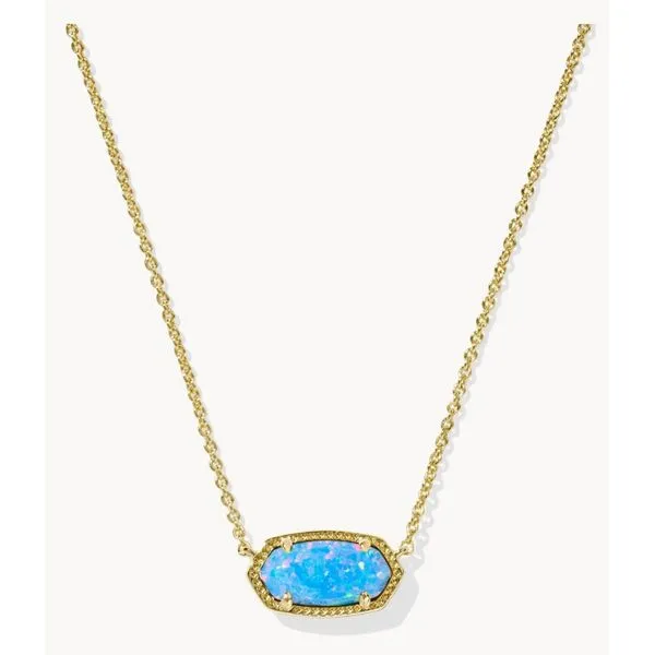Elisa Periwinkle Kyocera Opal Necklace Meigs Jewelry Tahlequah, OK