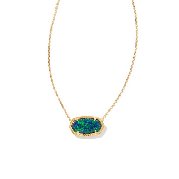 Yellow Gold Night Opal Elisa Necklace Meigs Jewelry Tahlequah, OK