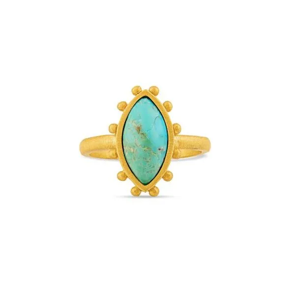 Christina Greene Northstar Arizona Turquoise Ring Meigs Jewelry Tahlequah, OK