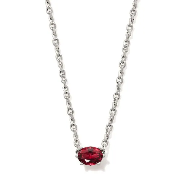 Burgundy Crystal Cailin Necklace Meigs Jewelry Tahlequah, OK