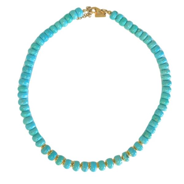 Golden Horizon Turquoise Beaded Necklace Meigs Jewelry Tahlequah, OK