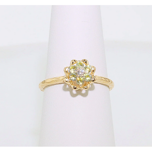 14Kt Gold Filled Synthetic Citrine November Tulip Ring Meigs Jewelry Tahlequah, OK