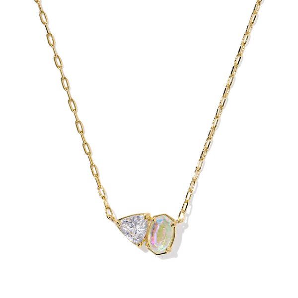 Yellow Gold Plated Tatum Pendant Necklace Meigs Jewelry Tahlequah, OK