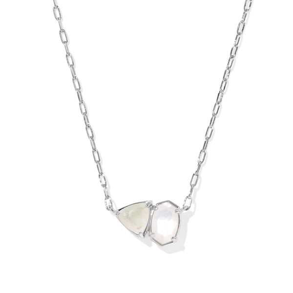 Rhodium Plated Tatum Pendant Necklace Meigs Jewelry Tahlequah, OK