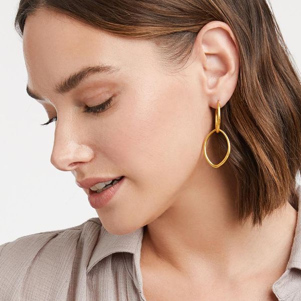 Julie Vos Fleur De Lis Earrings Image 2 Meigs Jewelry Tahlequah, OK