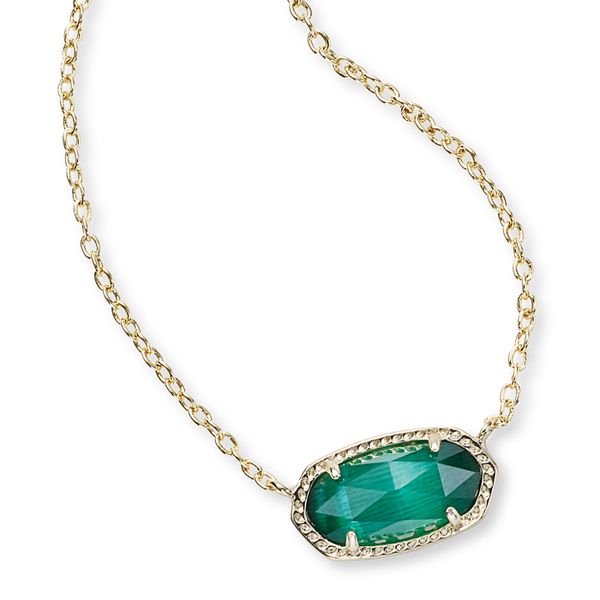 Kendra Scott Emerald Cat's Eye Elisa Necklace Meigs Jewelry Tahlequah, OK