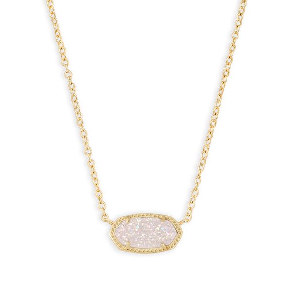 Kendra Scott Elisa Iridescent Drusy Necklace Meigs Jewelry Tahlequah, OK