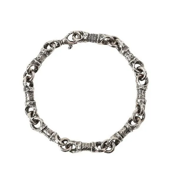 Mens Handmade Barrel Link Bracelet Meigs Jewelry Tahlequah, OK