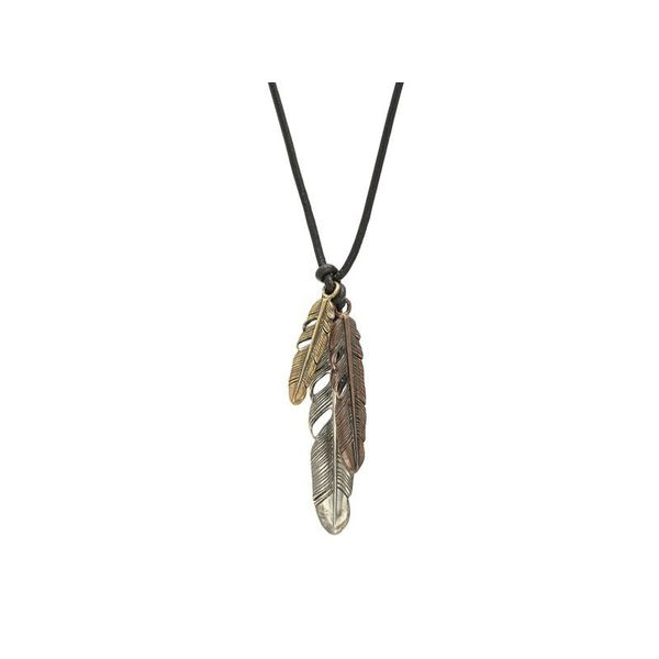 Mens Three Feather Necklace Meigs Jewelry Tahlequah, OK