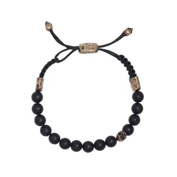 Mens Black Onyx Adjustable Bracelet Meigs Jewelry Tahlequah, OK