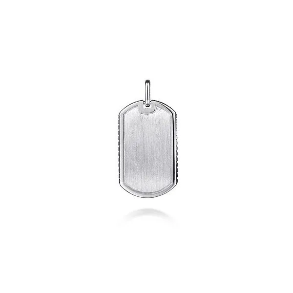Gabriel & Co. Sterling Silver Dog Tag Pendant Meigs Jewelry Tahlequah, OK