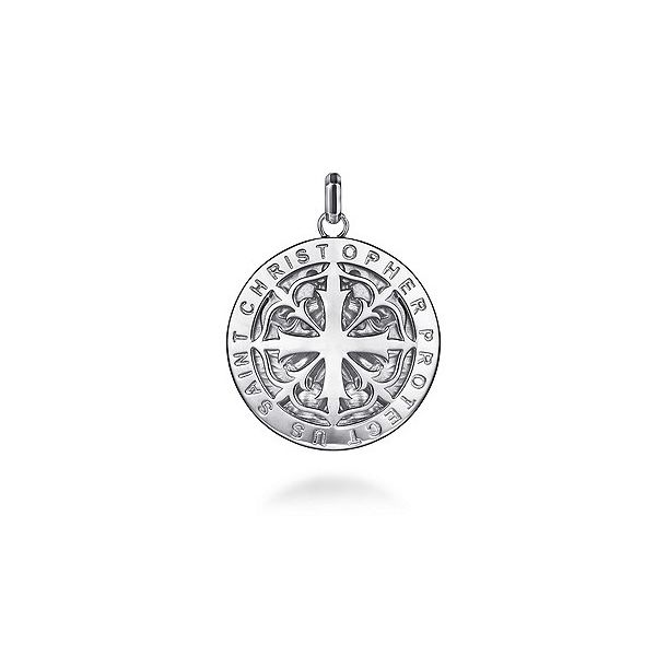 Silver St Christopher Ring in 2023  Multi chain necklace, Saint christopher,  Signet ring