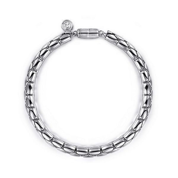 Gabriel & Co. Sterling Silver Tubular Chain Bracelet Meigs Jewelry Tahlequah, OK