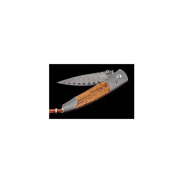 William Henry Bocote Wood Pocket Knife Meigs Jewelry Tahlequah, OK