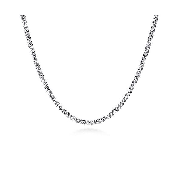 Gabriel & Co. Sterling Silver Mens Wheat Chain Necklace Meigs Jewelry Tahlequah, OK