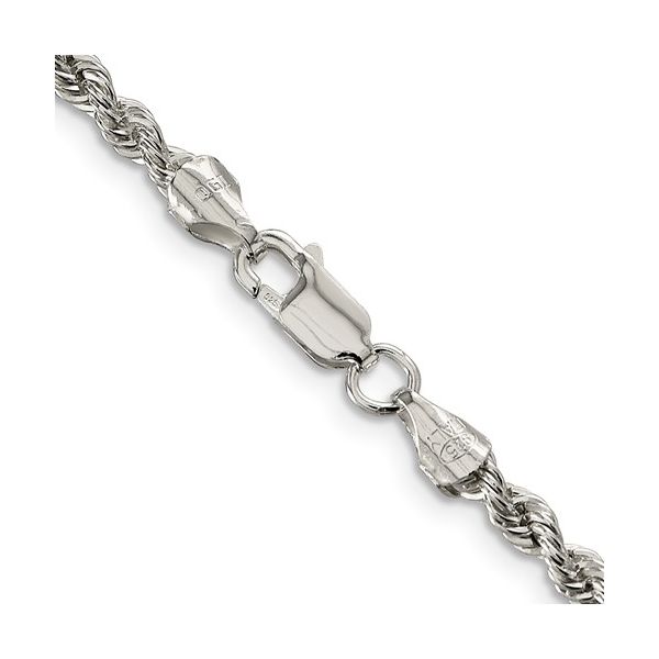SS 22" 3MM SOLID ROPE CHAIN Image 2 Meigs Jewelry Tahlequah, OK