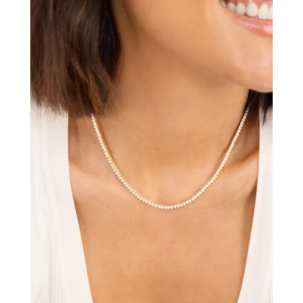 YGP 2mm Baby Not Your Basic Tennis Necklace 16 Image 2 Meigs Jewelry Tahlequah, OK