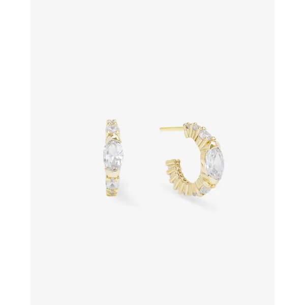 YGP Maven Huggie CZ Earrings Meigs Jewelry Tahlequah, OK