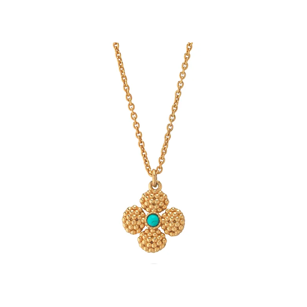 YGP CLOVER DOUBLE SIDED CHARM NECKLACE Image 2 Meigs Jewelry Tahlequah, OK