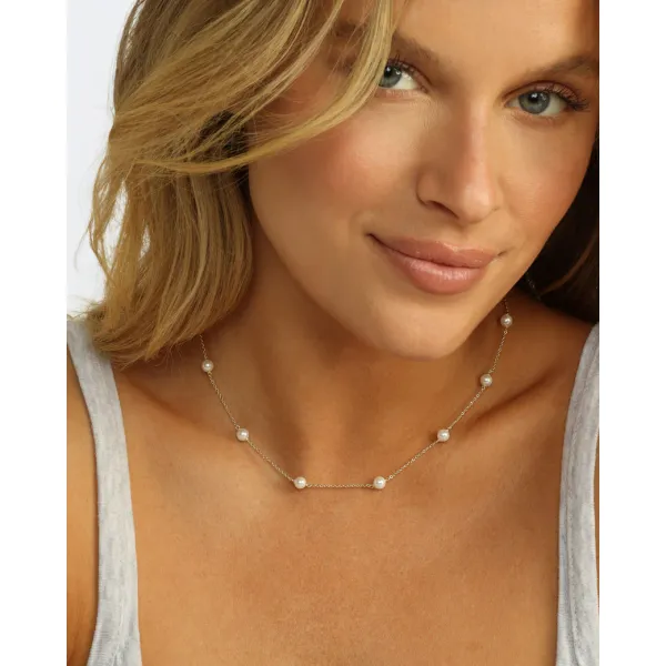 YGP Perfect Pearl Infinity Necklace Image 2 Meigs Jewelry Tahlequah, OK