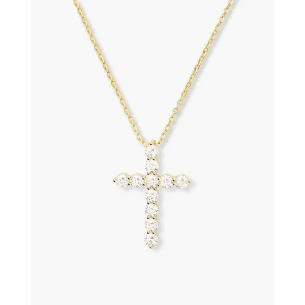 YGP Oh She Fancy Small Cross CZ Pendant 18" Meigs Jewelry Tahlequah, OK