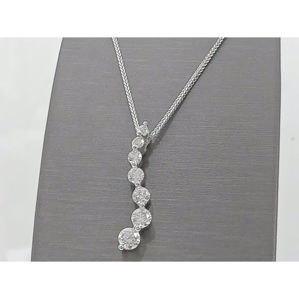 Diamond Pendant 001-160-01276 14KW Mesa Jewelers Mesa Jewelers