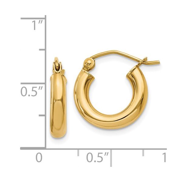 Gold Earrings Image 2 Mesa Jewelers Grand Junction, CO