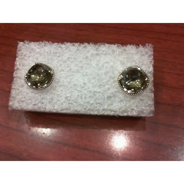 Silver fashion earrings with colored stones Meyers Jewelers Grove City, OH