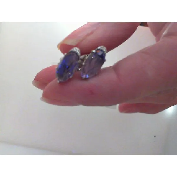 Silver fashion earrings with colored stones Meyers Jewelers Grove City, OH