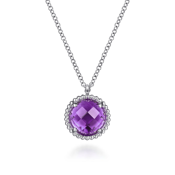 silver pendant with colored stones Meyers Jewelers Grove City, OH