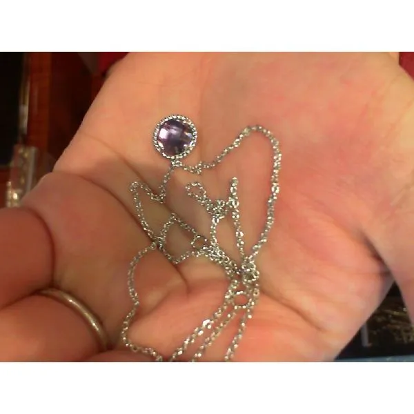 silver pendant with colored stones Meyers Jewelers Grove City, OH