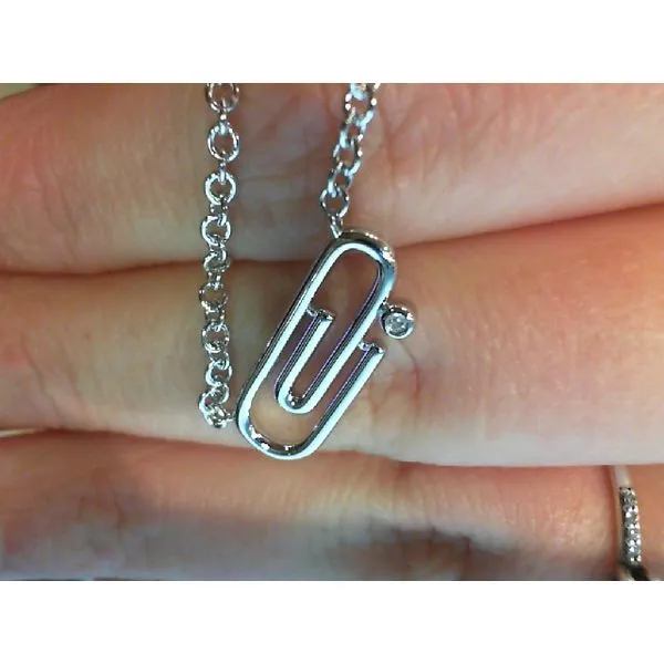 Silver Pendant with diamonds Meyers Jewelers Grove City, OH
