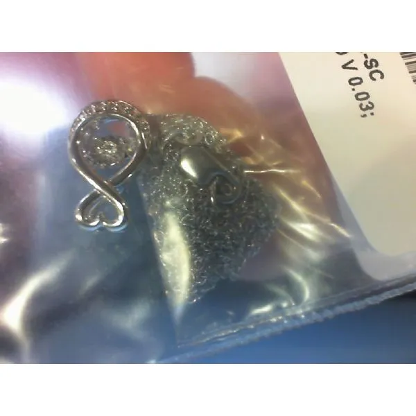 Silver Pendant with diamonds Meyers Jewelers Grove City, OH