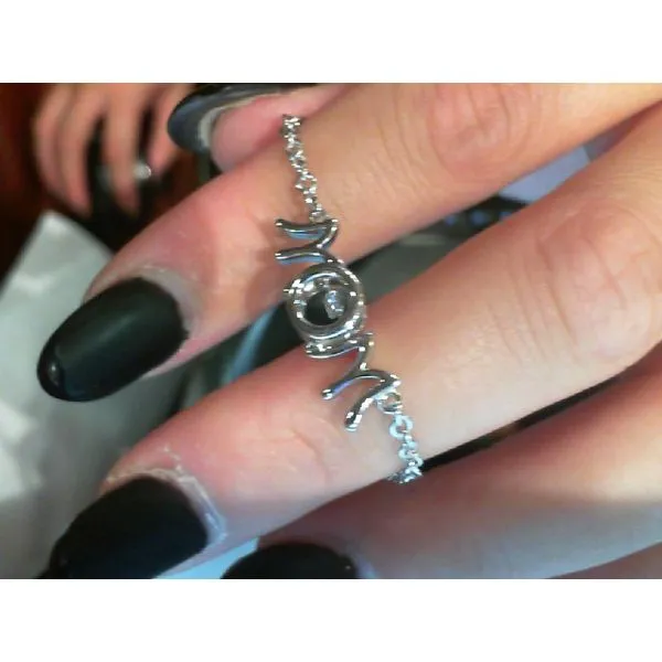 Silver Pendant with diamonds Meyers Jewelers Grove City, OH