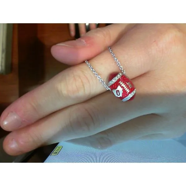 Silver Pendant with diamonds Meyers Jewelers Grove City, OH