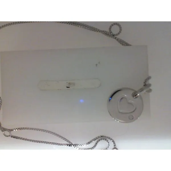 Silver Pendant with diamonds Meyers Jewelers Grove City, OH