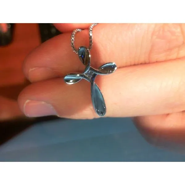 Silver Pendant with diamonds Meyers Jewelers Grove City, OH